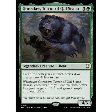 Goreclaw, Terror of Qal Sisma