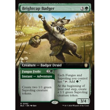 Brightcap Badger // Fungus Frolic