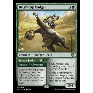 Brightcap Badger // Fungus...