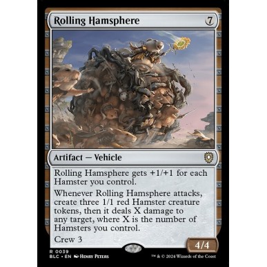 Rolling Hamsphere