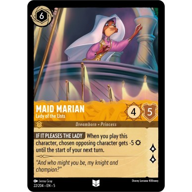 Lady Marian - Lady della Lizza