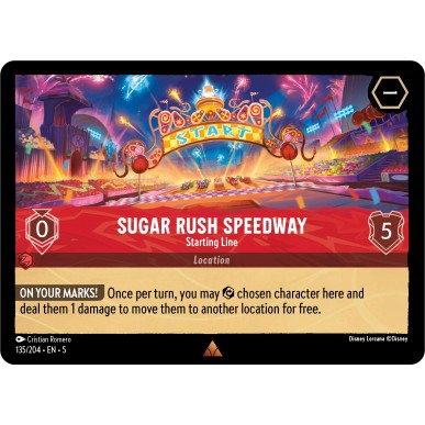 Pista di Sugar Rush - Linea di Partenza