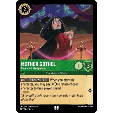 Madre Gothel - Manipolatrice Presuntuosa