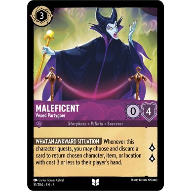 Maleficent - Vexed Partygoer