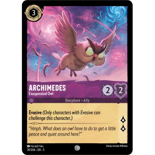 Archimedes - Exasperated Owl
