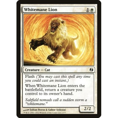 Whitemane Lion