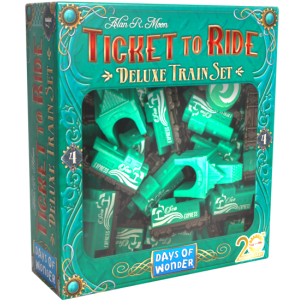 Ticket to Ride 20th Anniversary - Deluxe Train Set - Verde (Upgrade)