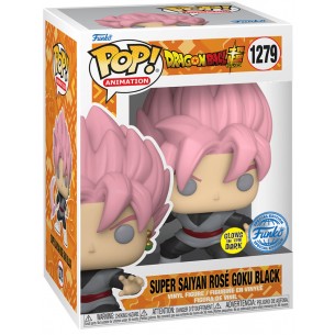 Funko Pop Animation 1279 - Super Saiyan Rosé Goku Black - Dragon Ball Super: Super Hero (Glows in the Dark) (Special Edition)