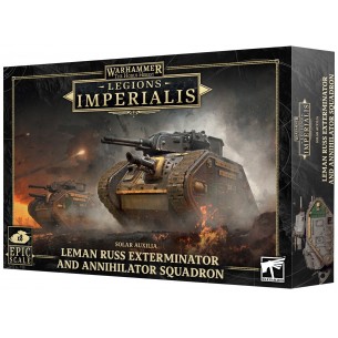Legions Imperialis - Solar Auxilia - Leman Russ Exterminator and Annihilator Squadron