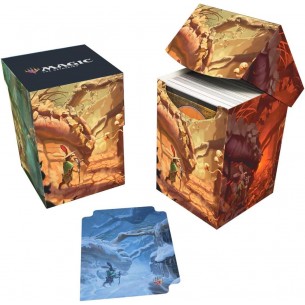 Pro 100+ Deck Box - Season Lands: Forest - Bloomburrow - Ultra Pro 2