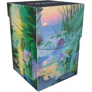 Pro 100+ Deck Box - Season Lands: Island - Bloomburrow - Ultra Pro