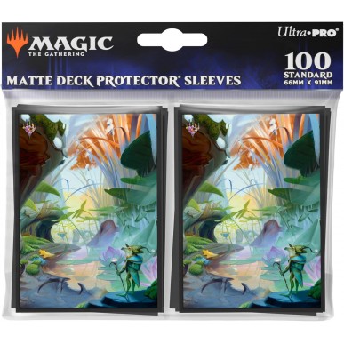 Standard - Matte - Season Lands: Island - Bloomburrow (100 Bustine) - Ultra Pro