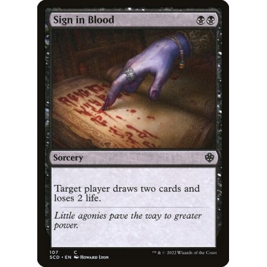 Sign in Blood