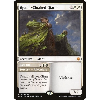 Realm-Cloaked Giant // Cast Off