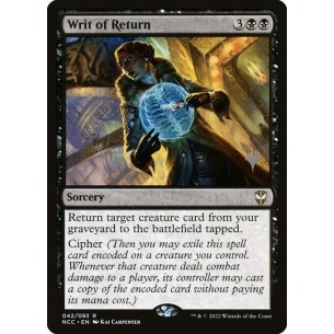Writ of Return