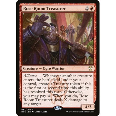 Rose Room Treasurer