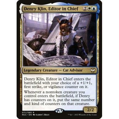 Denry Klin, Editor in Chief