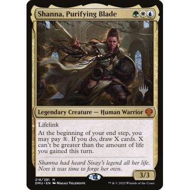 Shanna, Purifying Blade
