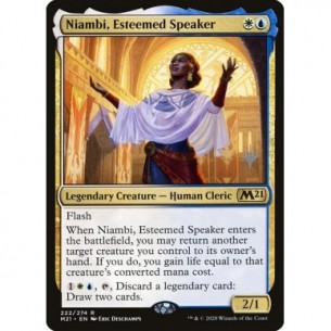 Niambi, Esteemed Speaker