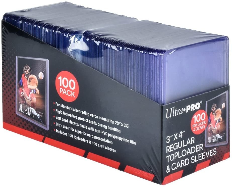 Ultra Pro Regular Toploader (100 pezzi + 100 bustine protettive)