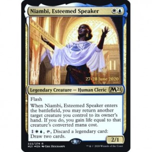 Niambi, Esteemed Speaker