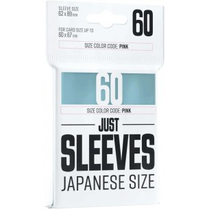 Japanese Size - Just Sleeves - Clear (60 Bustine) - Gamegenic