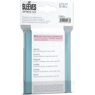 Japanese Size - Just Sleeves - Clear (60 Bustine) - Gamegenic 2