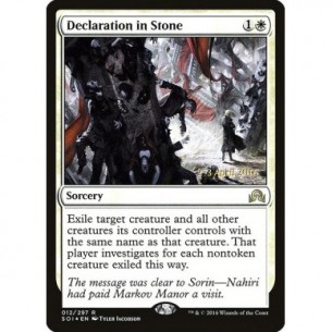 Declaration in Stone
