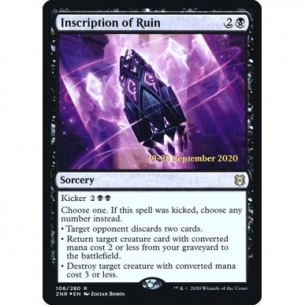 Inscription of Ruin