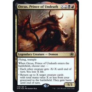 Orcus, Prince of Undeath