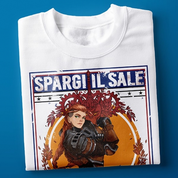 T-shirt Spargi il Sale Luxastra - Bianca InnTale