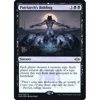 Patriarch's Bidding