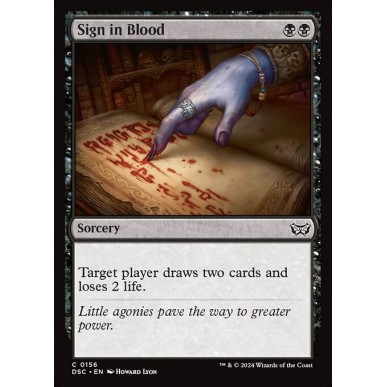 Sign in Blood