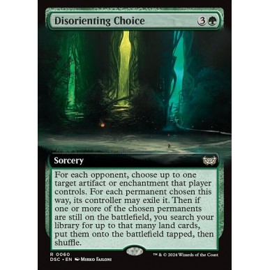 Disorienting Choice