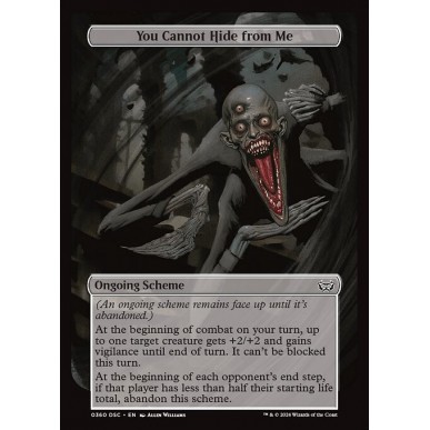 You Cannot Hide from Me