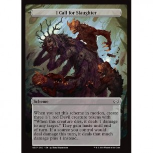 I Call for Slaughter