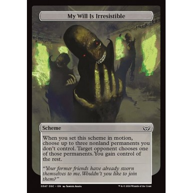 My Will Is Irresistible