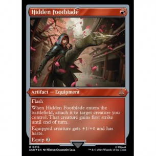 Hidden Footblade