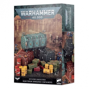 Battlezone Manufactorum - Container Corazzati del Munitorum Terreni e basette Warhammer 40.000