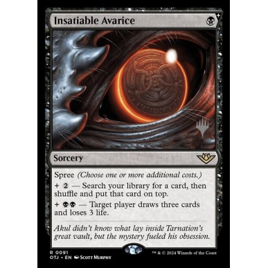 Insatiable Avarice