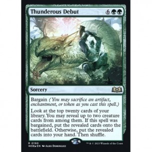 Thunderous Debut