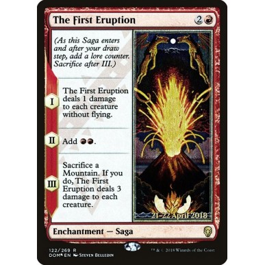 The First Eruption