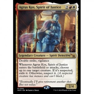 Agrus Kos, Spirit of Justice