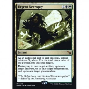 Urgent Necropsy