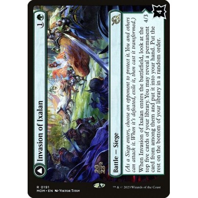 Invasion of Ixalan // Belligerent...