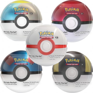 Pokémon Tin Poké Ball Ottobre 2024 - Bundle 5 Ball (ITA)