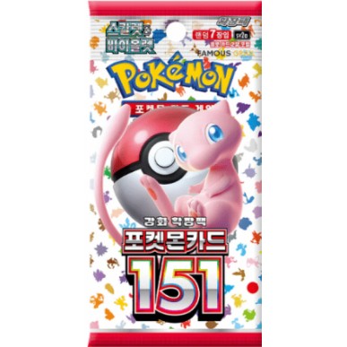 Pokémon Card 151 sv2a - Bustina da 7 Carte (KOR)