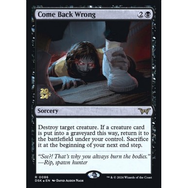 Come Back Wrong