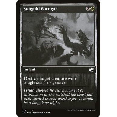Sungold Barrage