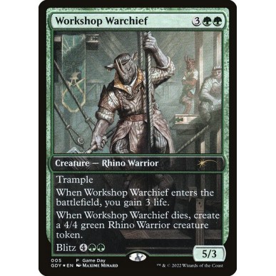 Workshop Warchief